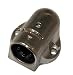 Switchcraft W3M Right-angle male panel receptacle. Mounts with two, #5-40 machine screws