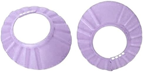 Nicerocker Safe Shampoo Shower Bathing Bath Protect Soft Cap Hat for Baby Purple