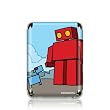 GelaSkins Protective Skin with Screen Protector for iPod nano 3G (Red Robot) ~ GelaSkins