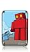 GelaSkins Protective Skin with Screen Protector for iPod nano 3G (Red Robot)