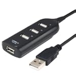 TRIXES Hub USB a 4 porte sottile e co...