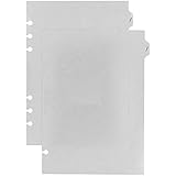 Filofax "New" A5 Transparent Flyleaf (2) (B343613)