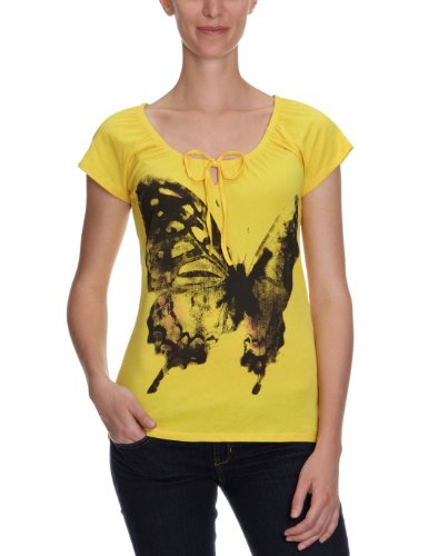 MEXX Damen T-Shirt, N1ME5038, Gr. 38 (M), Gelb (755) Preisvergleich