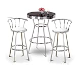 IMAGE OF Chrome Bar Table & 2 Chrome 29