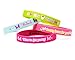 Minnie Mouse Bowtique Rubber Bracelets, 4 Count, Party Supplies