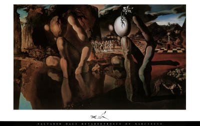 Salvador Dali Metamorphosis Art Print Poster - 24x36 Poster Print by Salvador Dalí, 36x24 Poster Print by Salvador Dalí, 36x24