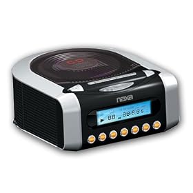 NAXA NX-157 Digital Alarm Clock AM FM Radio w Compact Disc CD Player by Naxa