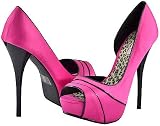 Qupid Neutral-70 Fuchsia Women Platform Pumps
