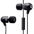 Radius Atomic Bass Aluminum Earphones with In-Line Microphone for iPhone - Black Radius Atomic Bass Aluminum Earphones with In-Line Microphone for iPhone - Black