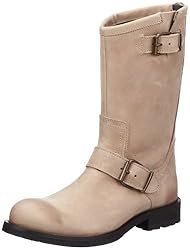 billi bi Copenhagen 431 097 431097, Damen Bikerboots, Beige (taupe crazy horse 97), EU 36