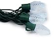 Bethlehem Lighting Indoor/Outdoor C7 LED Faceted Cone 25-Light Set, White
