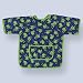 Mullins Square Frogs on Blue Paint Smock Image
