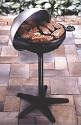 George Foreman GGR50B Indoor Outdoor BBQ Grill With Dome Cover, Salton GGR50BR Red