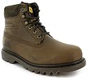 Caterpillar "Bruiser" Mens Leather Goodyear Welted Boots - Tyre