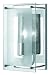 Lite Source LS-1385C/CLR Wick Wall Sconce, Chrome with Clear Glass