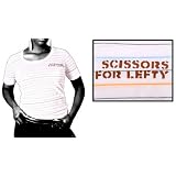 Scissors For Lefty - STENCIL Women's T-shirt, Candy Stripe at Scissors For Lefty