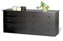 Prepac Black 6-Drawer Dresser