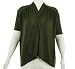 Ellen Tracy Open Front Jacket Olive Small