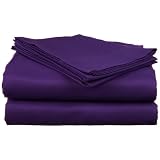 AtHomeBright75-GSMMicrofiberSheetSet,Queen-Purple