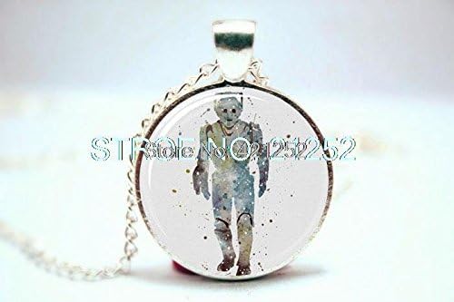 Pretty Lee 2015 Fashion Tardis Doctor Who Poster Cybermen Art Print Necklace Glass Photo Cabochon Necklace Christmas gift