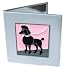 poodle20 - Black Poodle Double Mirror Compact