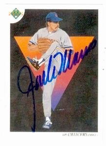 Jack Morris Autographed/Hand Signed Baseball Card (Detroit Tigers) 1990 Upper Deck #45