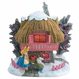  : Disney Alice In Wonderland White Rabbit Christmas Village Cottage