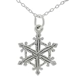 Sterling Silver Snowflake Necklace