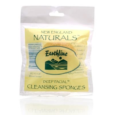 New England Naturals Earthline Deep Facial Cosmetic Sponge Small Model No. 108 - Nautral SeaSilk