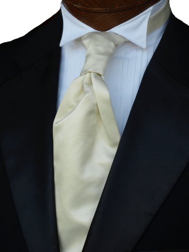 Tuxedo Tie - "Satin" Shar-Pei Cravat (Ivory)