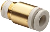 SMC KQ2S06-01S PBT Push-To-Connect Tube Fitting with Sealant, Hexagon Socket Head Adapter, 6 mm Tube OD x 1/8