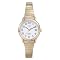 Timex Lady Large Numbers Watch with Date - Gold Expansion Band