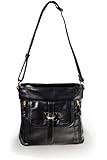 Purse Babe Women's Crossbody With Front Pocket Handbag F62-Synthetic Leather