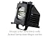 Mitsubishi WD73737 180 Watt RPTV Replacement Lamp/Bulb