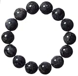 14mm Labradorite Beaded Stretch Bracelet