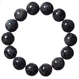 14mm Labradorite Beaded Stretch Bracelet