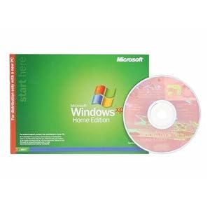 Windows XP Home Edition with Service Pack 3, English, 1 pack DSP OEI CD