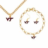 NCAA Virginia Tech Hokies Jewelry Set