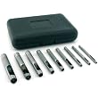 9 Pcs Hollow Leather Punch Set w/ Storage Tool Box New