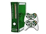Xbox 360 Skin - NEW - GREEN CHROME MIRROR system skins faceplate decal mod