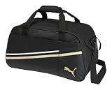 PUMA Sporttasche LIGA Small, black-team gold-white