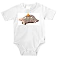 Onesie with turtle, bear, riding