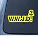 WWJD - What Would Jesus Do? - Vinyl Decal Sticker #1309 | Vinyl Color: Yellow