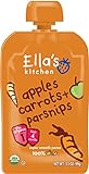 Ella's Kitchen Organic Stage 2, Apples Carrots + Parsnips, 3.5 Ounce (Pack of 6)
