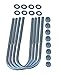 Rubicon Express RE2421 Rear U-Bolt Kit for Jeep YJ/XJ
