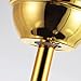 COLORLED Modern Crystal Gold Ceiling Fan Light Kit for Living Room Bedroom Telescopic Fan Chandeliers Lighting Fixture (Gold)