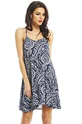 Tropical Print  Dress