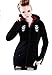 Punk Rock Misfits Skull Fur Hoodie Jacket L