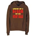 Hoodie Womens Brown " LOOKING FOR A BITCH FOR MY Border Collie " Dogs