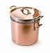 Mauviel Cupretam Pour la Table Tinned Copper 3-Piece Pasta Set with Stainless-Steel Insert, 7 Quarts